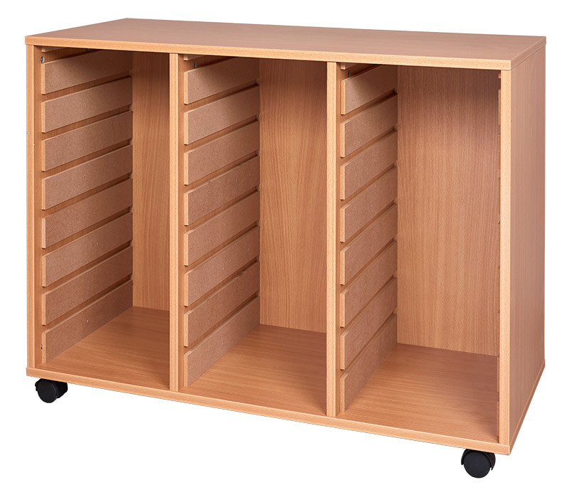 Sturdy Storage Triple Column Unit - 24 Tray Unit **WITHOUT TRAYS** Sturdy Storage Triple Column Unit - 24 Tray Unit **WITHOUT TRAYS**